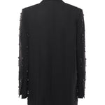 Blazer con cristalli e perle 105411 A2PNZ99 PINKO 
