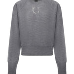 Maglia con logo in lana 105417 A18MII2 PINKO 