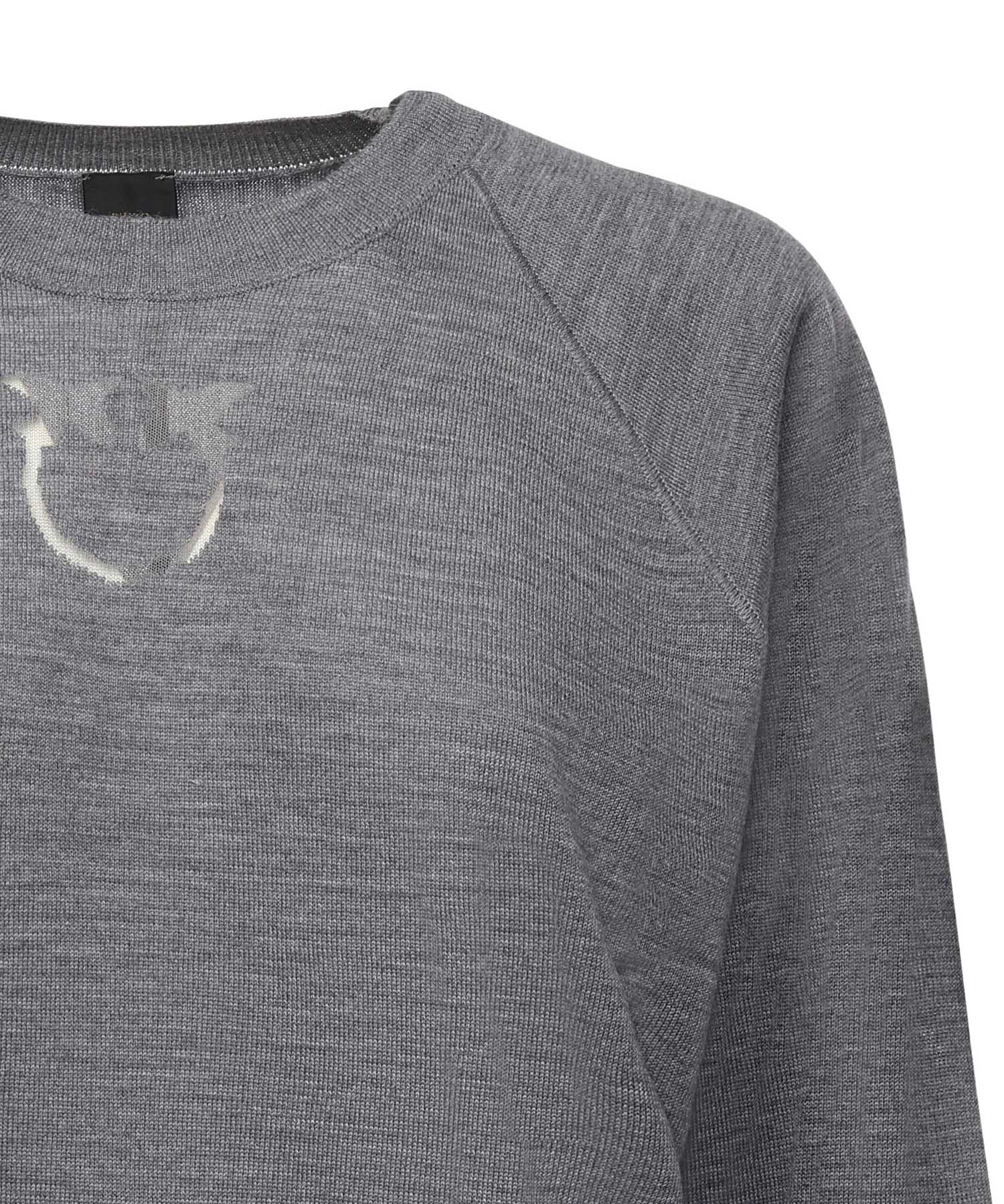 Maglia con logo in lana 105417 A18MII2 PINKO 