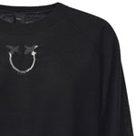 Maglia con logo in lana<BR/> 105417 A18MZ99 PINKO 