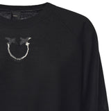 Maglia con logo in lana<BR/> 105417 A18MZ99 PINKO 