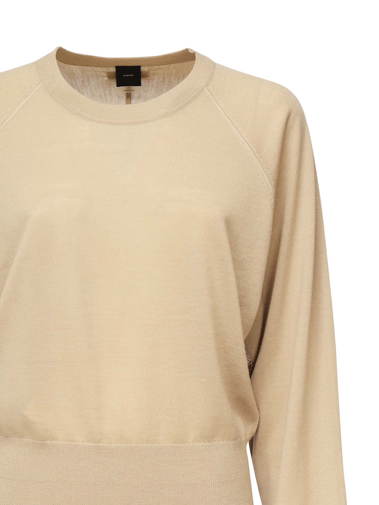 Pullover lanzarote in lana<BR/> 105417 A2PUC65 PINKO 