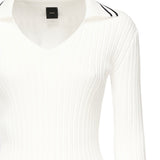 Maglia stile polo con logo<BR/> 105418 A2PSZ10 PINKO 