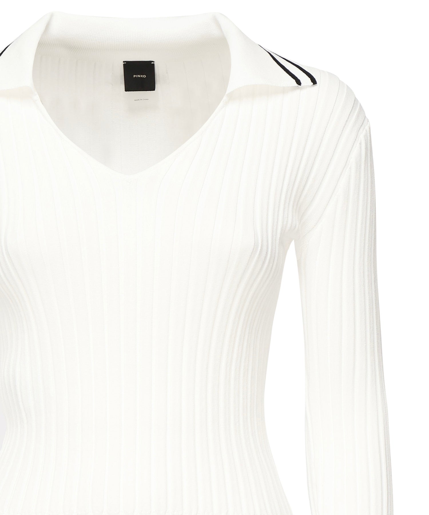 Maglia stile polo con logo<BR/> 105418 A2PSZ10 PINKO 