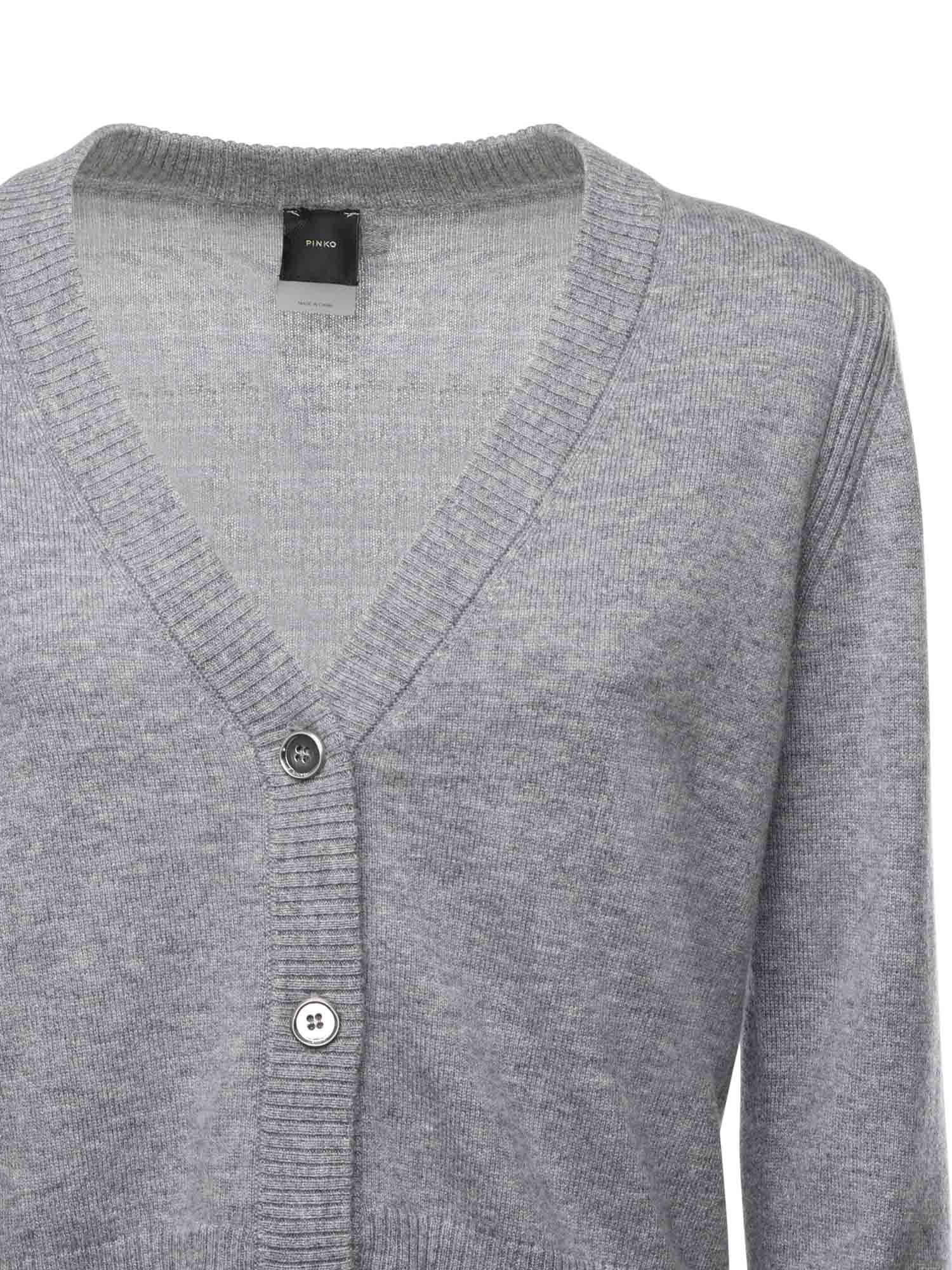 Cardigan con scollo a V 105447 A2Q9II2 PINKO 