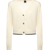 Cardigan con scollo a V<BR/> 105447 A2Q9Z13 PINKO 
