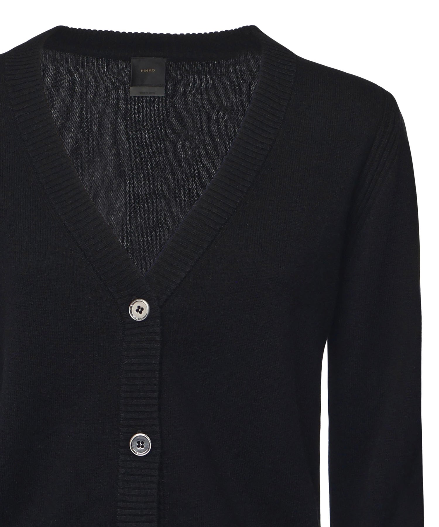 Cardigan con scollo a V 105447 A2Q9Z99 PINKO 