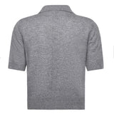 Maglia stile polo con logo 105450 A2Q9II2 PINKO 