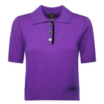 Maglia stile polo con logo 105450 A2Q9W21 PINKO 