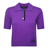 Maglia stile polo con logo 105450 A2Q9W21 PINKO 