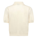 Maglia stile polo con logo 105450 A2Q9Z13 PINKO 