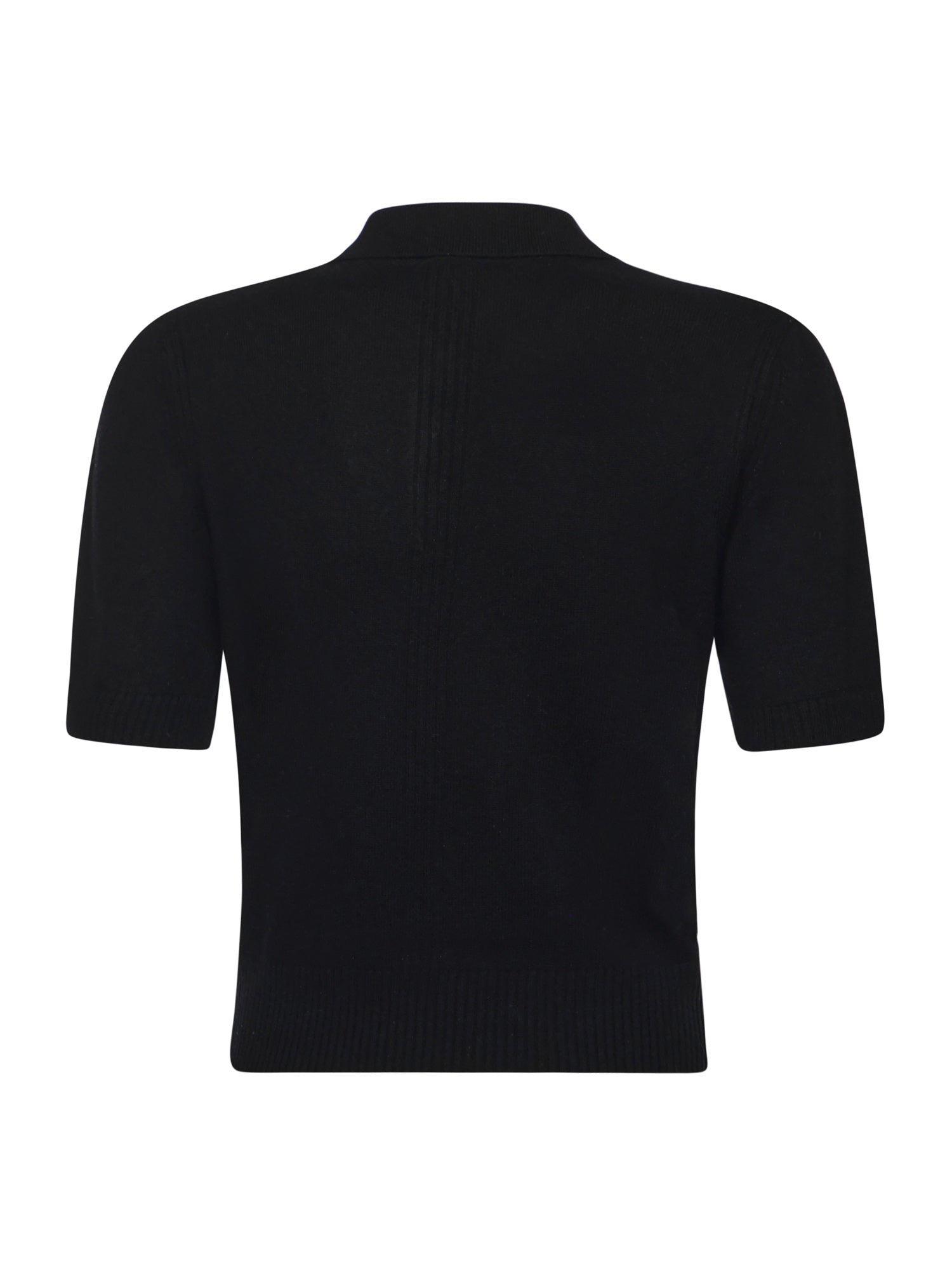 Maglia stile polo con logo 105450 A2Q9Z99 PINKO 