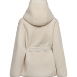 Caban corto effetto teddy 105473 A2QCC00 PINKO 