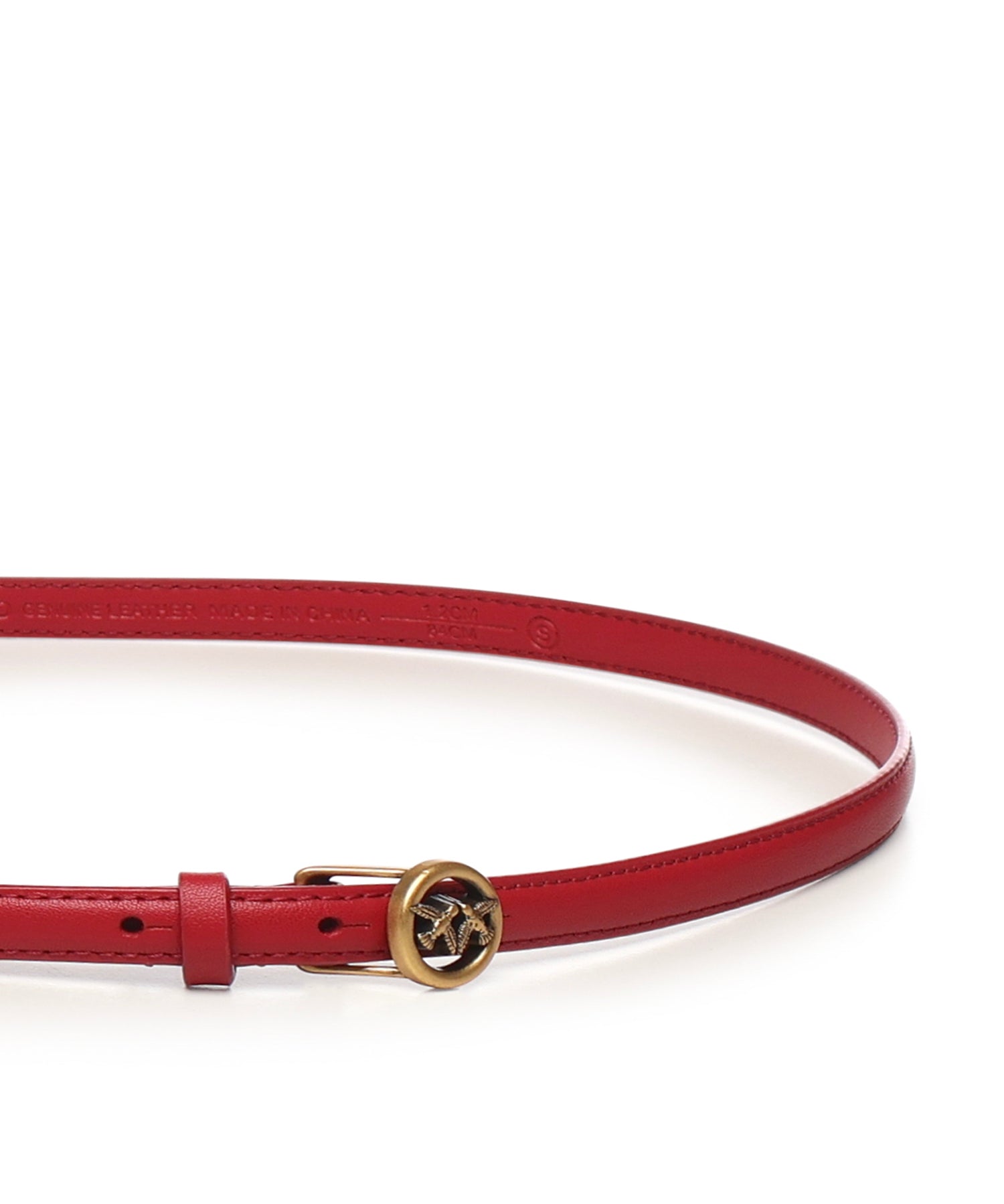 Cintura sottile in pelle<BR/> 105481 A0F1OA4Q PINKO 