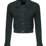 Giacca cropped in maglia 105485 A2QZX34 PINKO 
