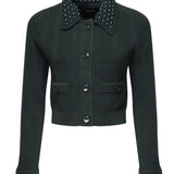 Giacca cropped in maglia 105485 A2QZX34 PINKO 