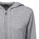 Cardigan con zip in lana e cashmere 105491 A2Q9II2 PINKO 