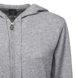 Cardigan con zip in lana e cashmere 105491 A2Q9II2 PINKO 