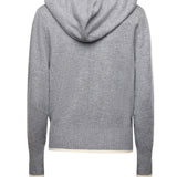 Cardigan con zip in lana e cashmere 105491 A2Q9II2 PINKO 
