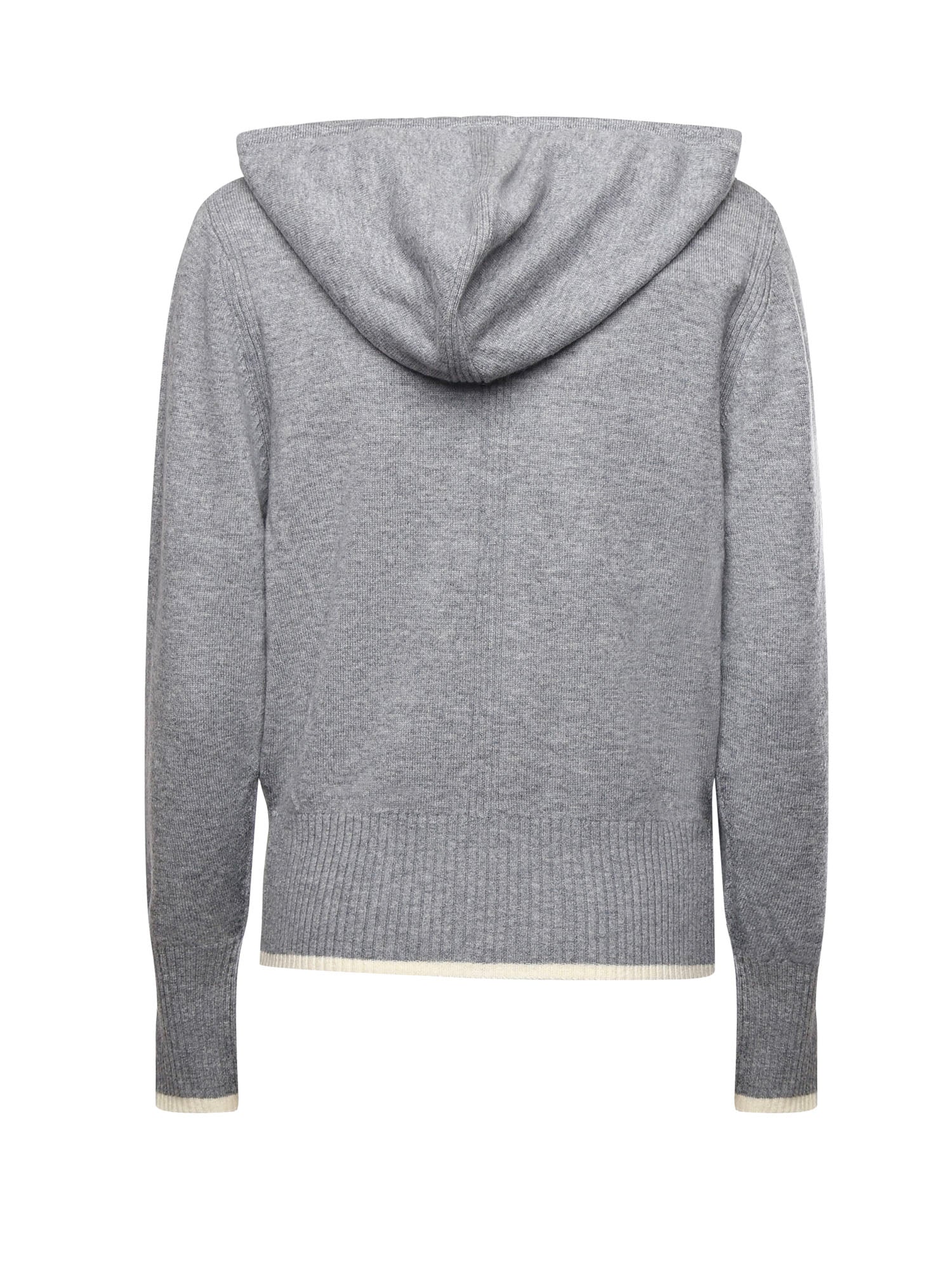 Cardigan con zip in lana e cashmere 105491 A2Q9II2 PINKO 