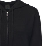 Cardigan con zip in lana e cashmere 105491 A2Q9Z99 PINKO 