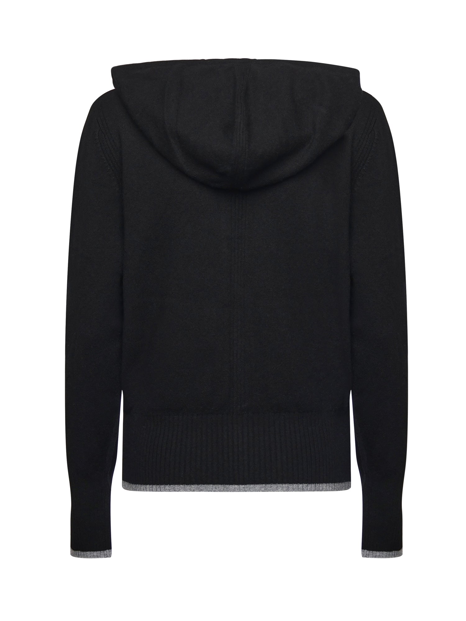 Cardigan con zip in lana e cashmere 105491 A2Q9Z99 PINKO 