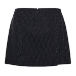 Minigonna con strass 105496 A2POZ99 PINKO 