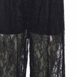 Pantaloni ampi in pizzo 105501 A2R7Z99 PINKO 