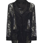 Giacca in pizzo e satin 105502 A2R7Z99 PINKO 