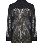 Giacca in pizzo e satin 105502 A2R7Z99 PINKO 