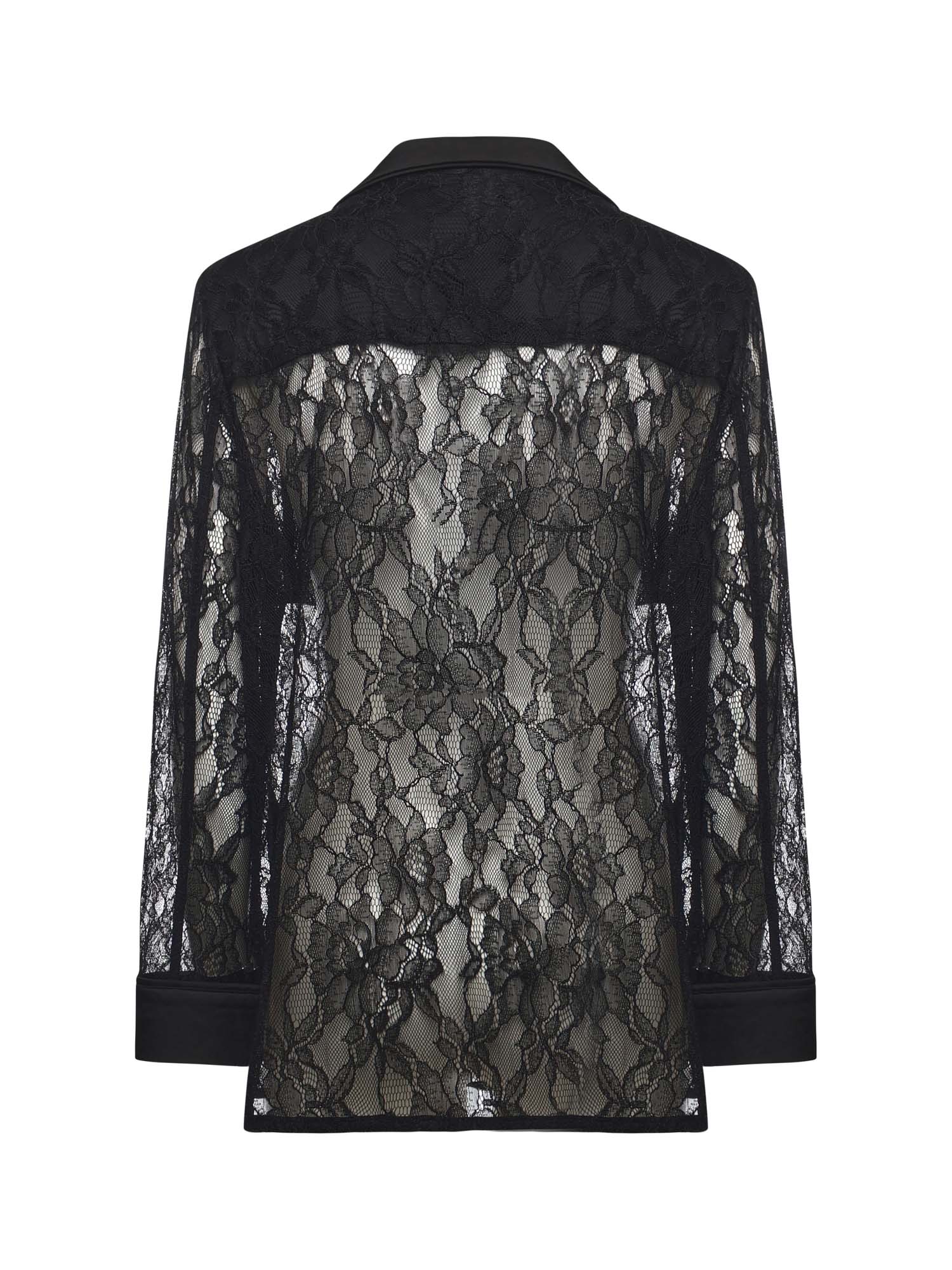 Giacca in pizzo e satin 105502 A2R7Z99 PINKO 