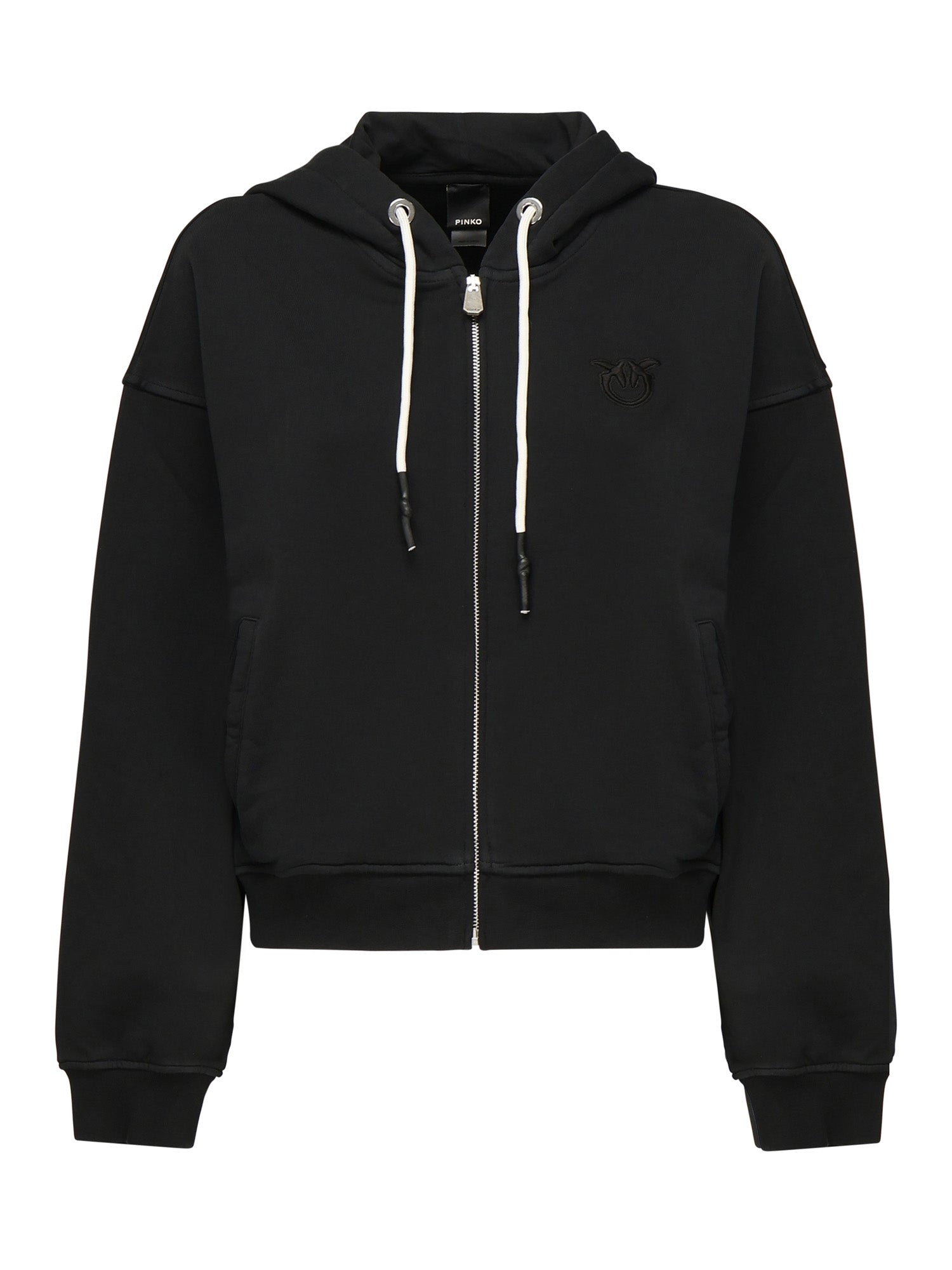 Felpa con logo 105509 A2RBZ99 PINKO 