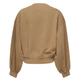 Felpa cropped con logo<BR/> 105510 A2RBM10 PINKO 
