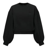 Felpa cropped con logo 105510 A2RBZ99 PINKO 