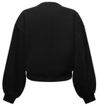 Felpa cropped con logo 105510 A2RBZ99 PINKO 
