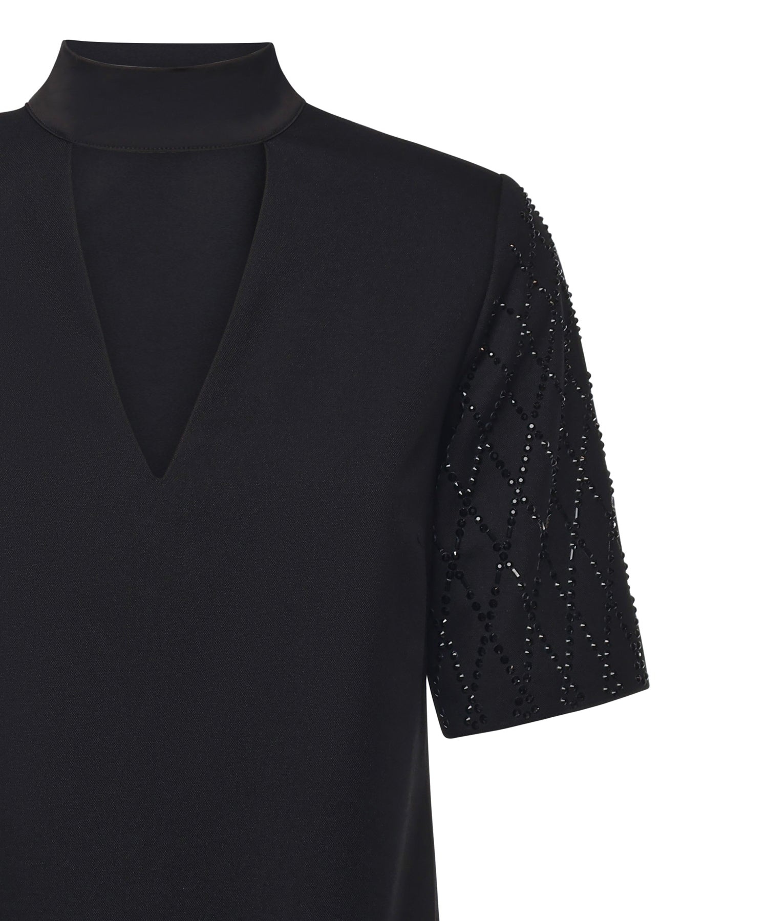 Abito stile T-shirt con strass 105523 A2POZ99 PINKO 