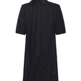 Abito stile T-shirt con strass 105523 A2POZ99 PINKO 