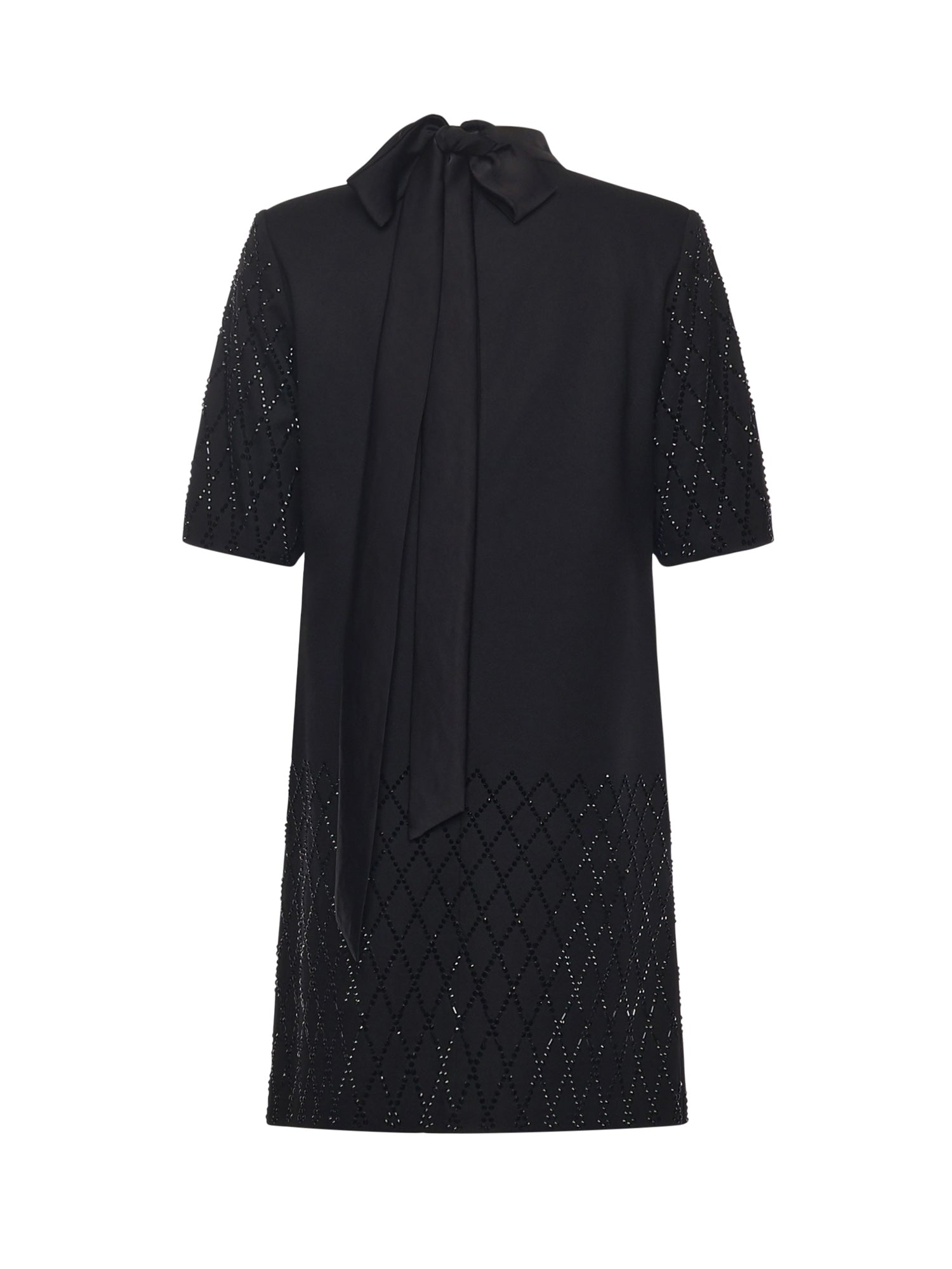 Abito stile T-shirt con strass 105523 A2POZ99 PINKO 