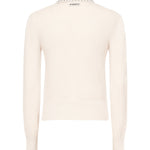 Maglia con colletto e strass<BR/><BR/> 105530 A2S4I23 PINKO 