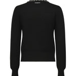 Maglia con colletto e strass<BR/> 105530 A2S4Z99 PINKO 
