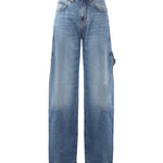 Jeans balloon con dettagli workwear 105542 A2RPPJD PINKO 
