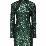 Abito corto con paillettes 105544 A2Q4V88 PINKO 