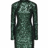 Abito corto con paillettes 105544 A2Q4V88 PINKO 