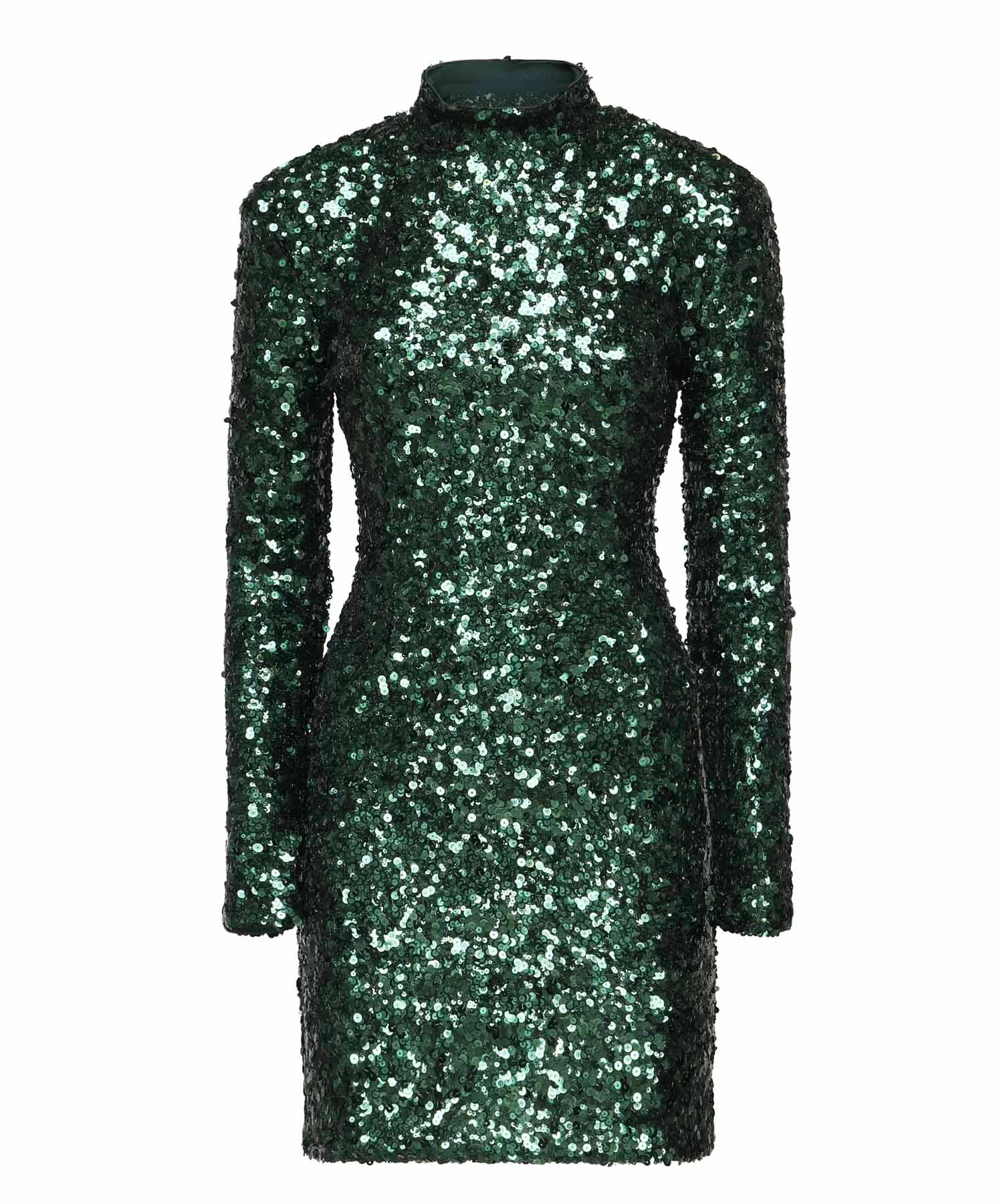 Abito corto con paillettes 105544 A2Q4V88 PINKO 