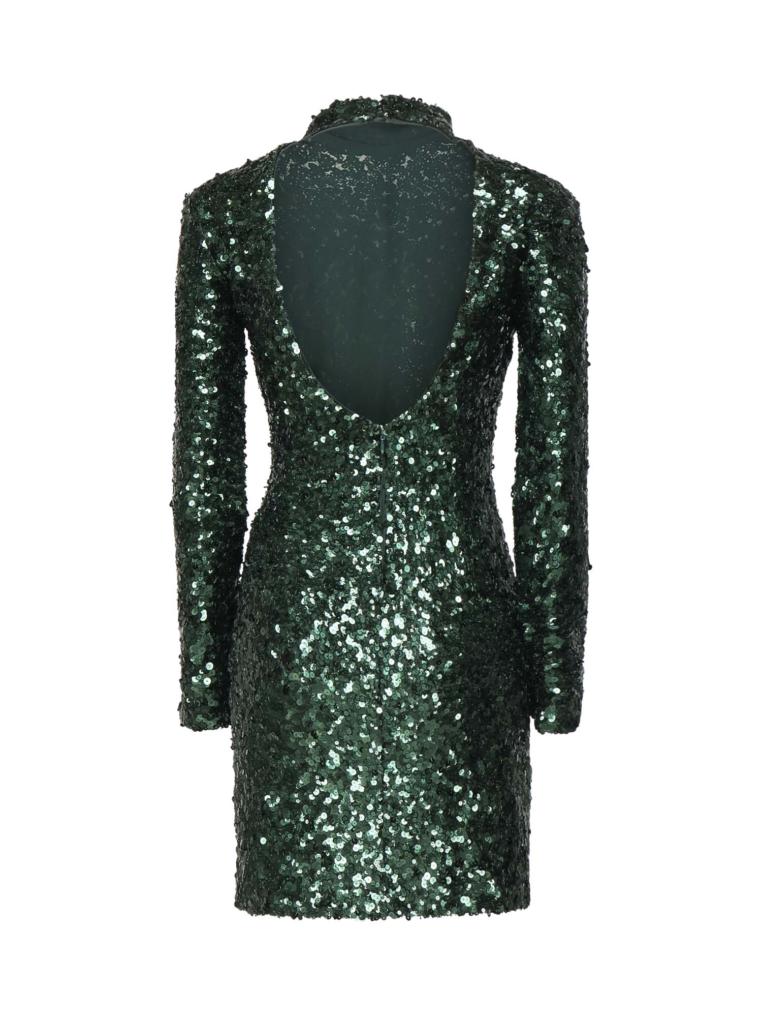Abito corto con paillettes 105544 A2Q4V88 PINKO 