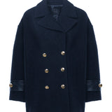 Cappotto caban doppiopetto in bouclé 105559 A2SHG02 PINKO 