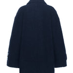 Cappotto caban doppiopetto in bouclé 105559 A2SHG02 PINKO 