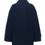 Cappotto caban doppiopetto in bouclé 105559 A2SHG02 PINKO 
