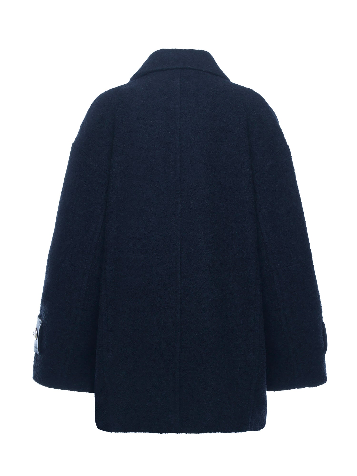 Cappotto caban doppiopetto in bouclé 105559 A2SHG02 PINKO 