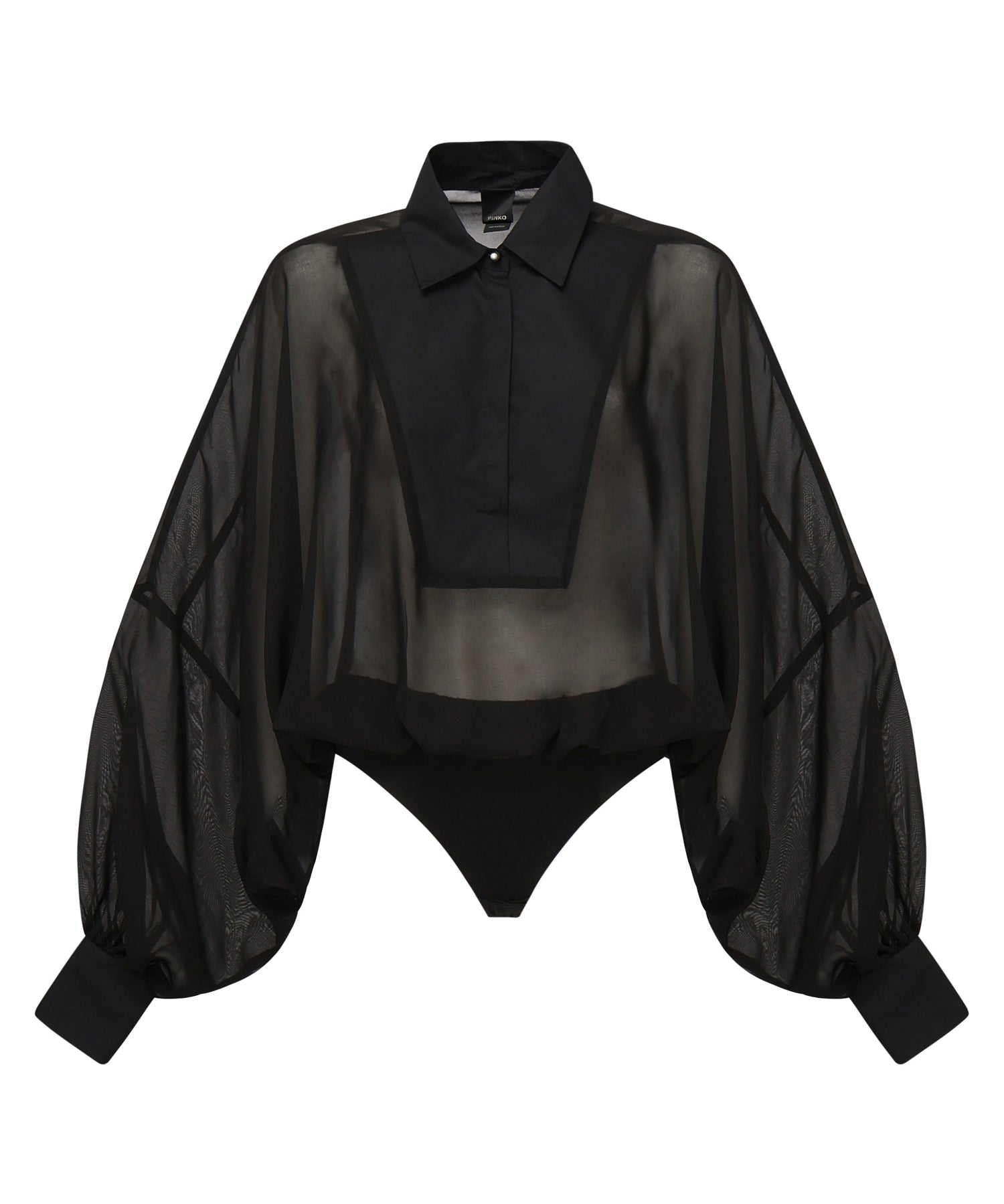 Body in chiffon e popeline 105571 A2VNZ99 PINKO 